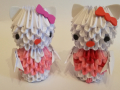 Fig37: 3D origami Hello Kitty