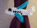 Fig 90:3d Origami csipeszes repülő