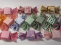 Cukor alakú origami bonbontartó