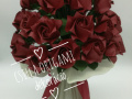 Mcs14.sz Origami rózsa nagy, 30 cm magas 7 cm átmérőjű rózsafej